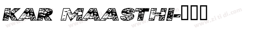 Kar Maasthi字体转换